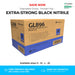 1000 Gloves (10 Boxes) - Disposable Gloves - EXTRA STRONG - Powder Free - Black Nitrile - Bodyguards GL896® - Champions Gloves