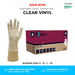 1000 Gloves (10 Boxes) - Disposable Gloves - Powder Free - Clear Vinyl - Shield GD09® - Champions Gloves