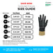 1000 Gloves (10 Boxes) - Disposable Gloves - Premium Powder Free - Black Nitrile - Bodyguards GL897® - Champions Gloves