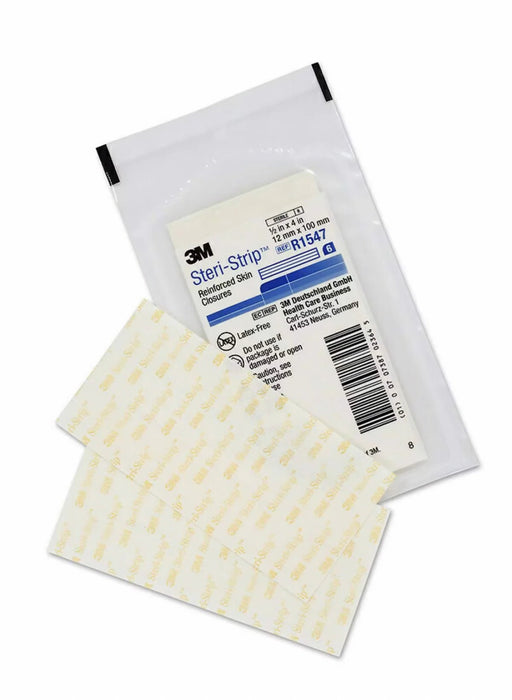 3M Steristrip Adhesive Skin Closures - 12mm x 100mm - Pack of 50 - Champions Gloves