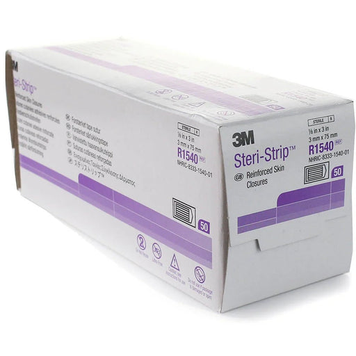 3M Steristrip Adhesive Skin Closures - 3mm x 75mm - Pack of 50 - Champions Gloves