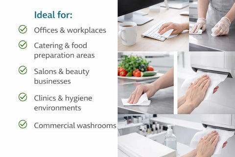 White Z-Fold Hand Towels – 2-Ply (3 Pack Bundle)