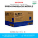 500 Gloves (5 Boxes) - Disposable Gloves - Premium Powder Free - Black Nitrile - Bodyguards GL897® - Champions Gloves