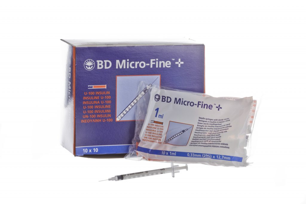 Micro-Fine™+ Insulin Syringes 0,3ml/0,5ml/ 1 ml ( 1 x 100)