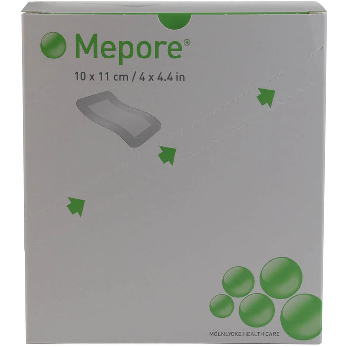 Mepore Adhesive Dressing - 10cm x 11cm - Box of 40