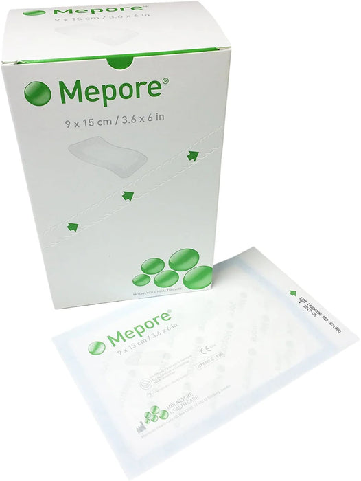 Mepore Adhesive Dressing - 9cm x 15cm - Box of 50