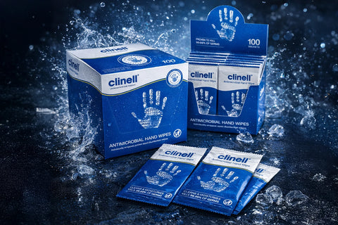 Clinell antimicrobial handwipes