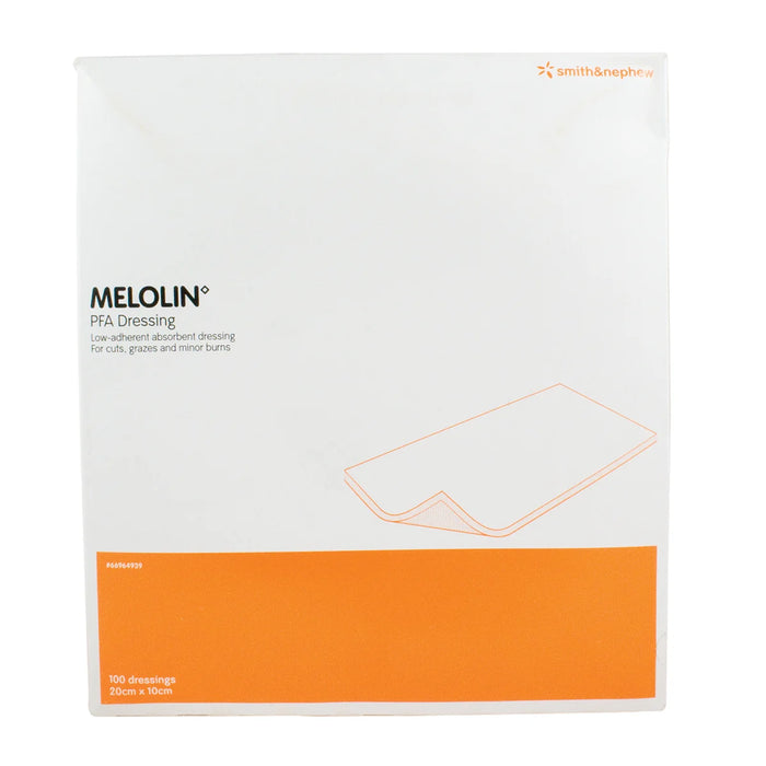 Melolin Dressing Pads - 20cm x 10cm - 100/Box