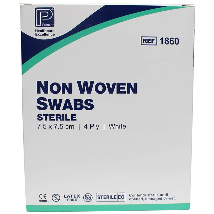 Premier Swab - 7.5cm x 7.5cm - 8Ply - Pack of 50