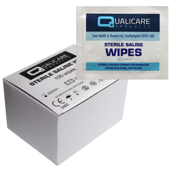 Qualicare Products Sterile Cleansing Wipes – Pack of 100 Wipes