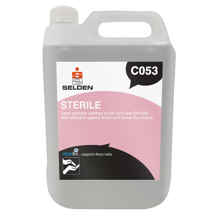 SO Sterile Alcohol Hand Sanitiser – 5 Litre Professional Dispenser Refill