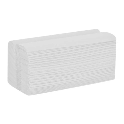 White C-Fold Hand Towels - 2-Ply - 2400/Case