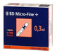 BD Micro - Fine Insulin Syringes - 30G x 8mm x 0.3ml - Box of 100 - Champions Gloves