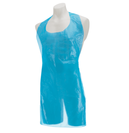 Blue Aprons on a Roll – 200 Pack, 13 Micron Thickness (69x97cm) - Champions Gloves