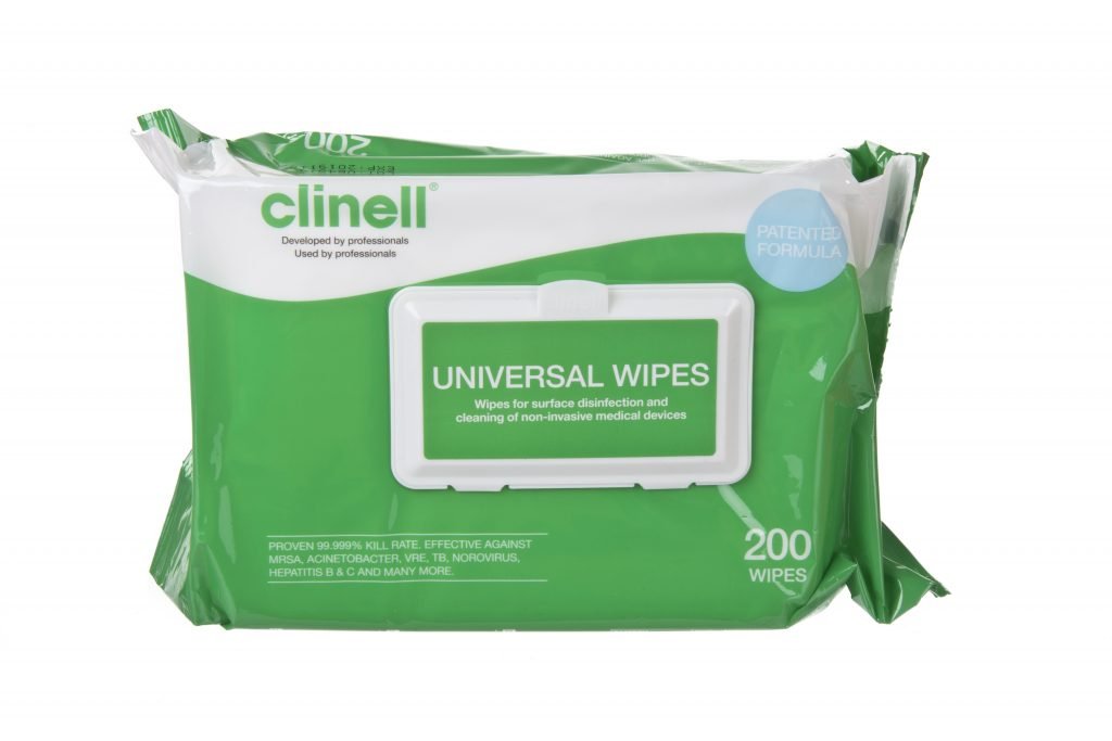 Clinell Universal Wipes 1 x 200 - Champions Gloves