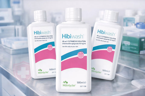 Hibiwash Antimicrobial Hand & Skin Cleanser – 500ml (Pack of 6)